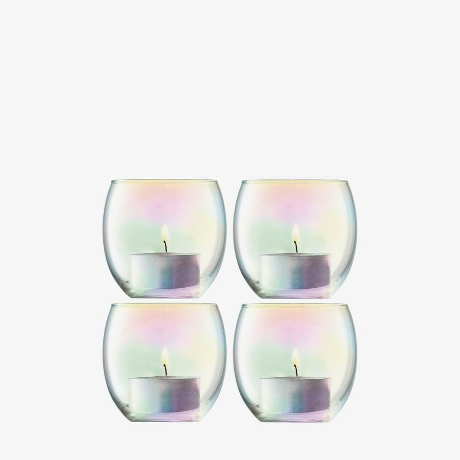 Interior LSA | Pearl Tealight Holder H6.5Cm