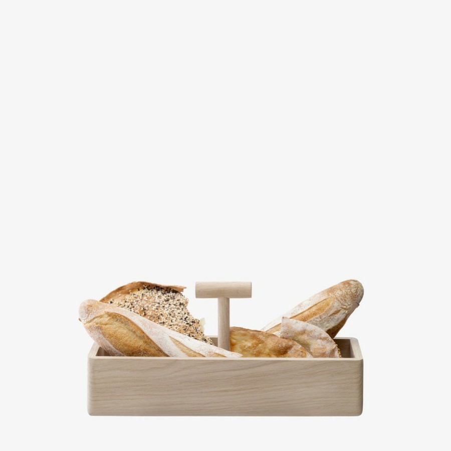 Tableware LSA | Dine Oak Bread Basket H16Cm